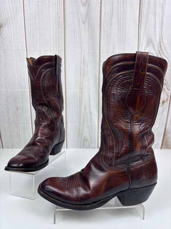 Lucchese Other - Vintage Lucchese Seville Boots San Antonio 2083ZZ Goatskin Leather Cowboy Sz 8E